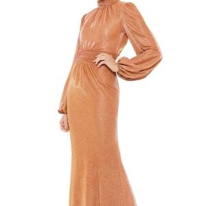 Mermaid 70’s inspired Gown by Mac Duggal Sz 2